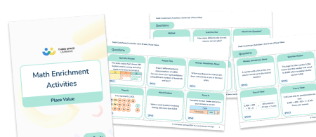 Math Enrichment Activities Place Value 3rd Grade