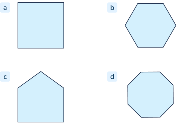 2D shape math problems for 2nd graders