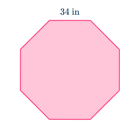 Octagon shape 26 US