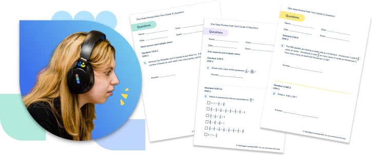 OST Practice Tests 3rd to 8th Grades