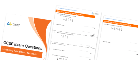 Ordering Fractions Exam Questions