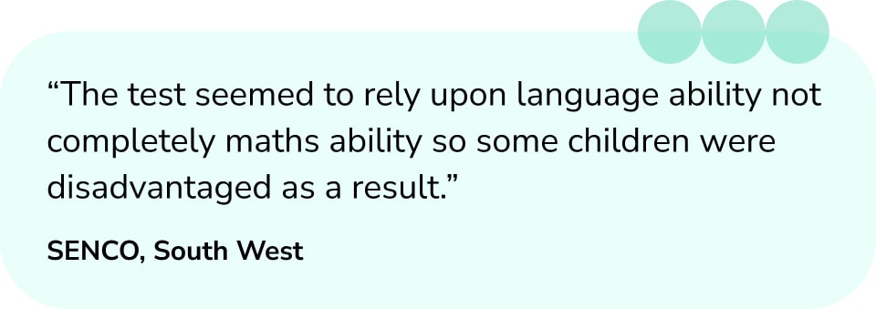 SATs quote 2024 - maths test was unfair on EAL pupils 