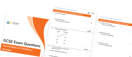 Percentages To Fractions Exam Questions