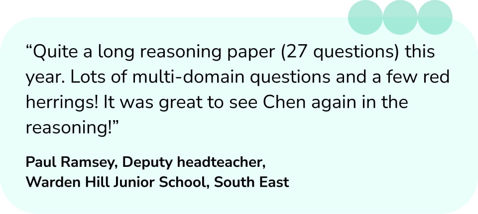 SATs 2024 reasoning paper was longer than previous years with lots of domains