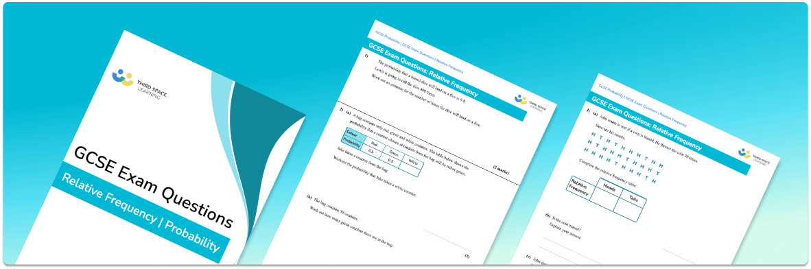 Relative Frequency Exam Questions