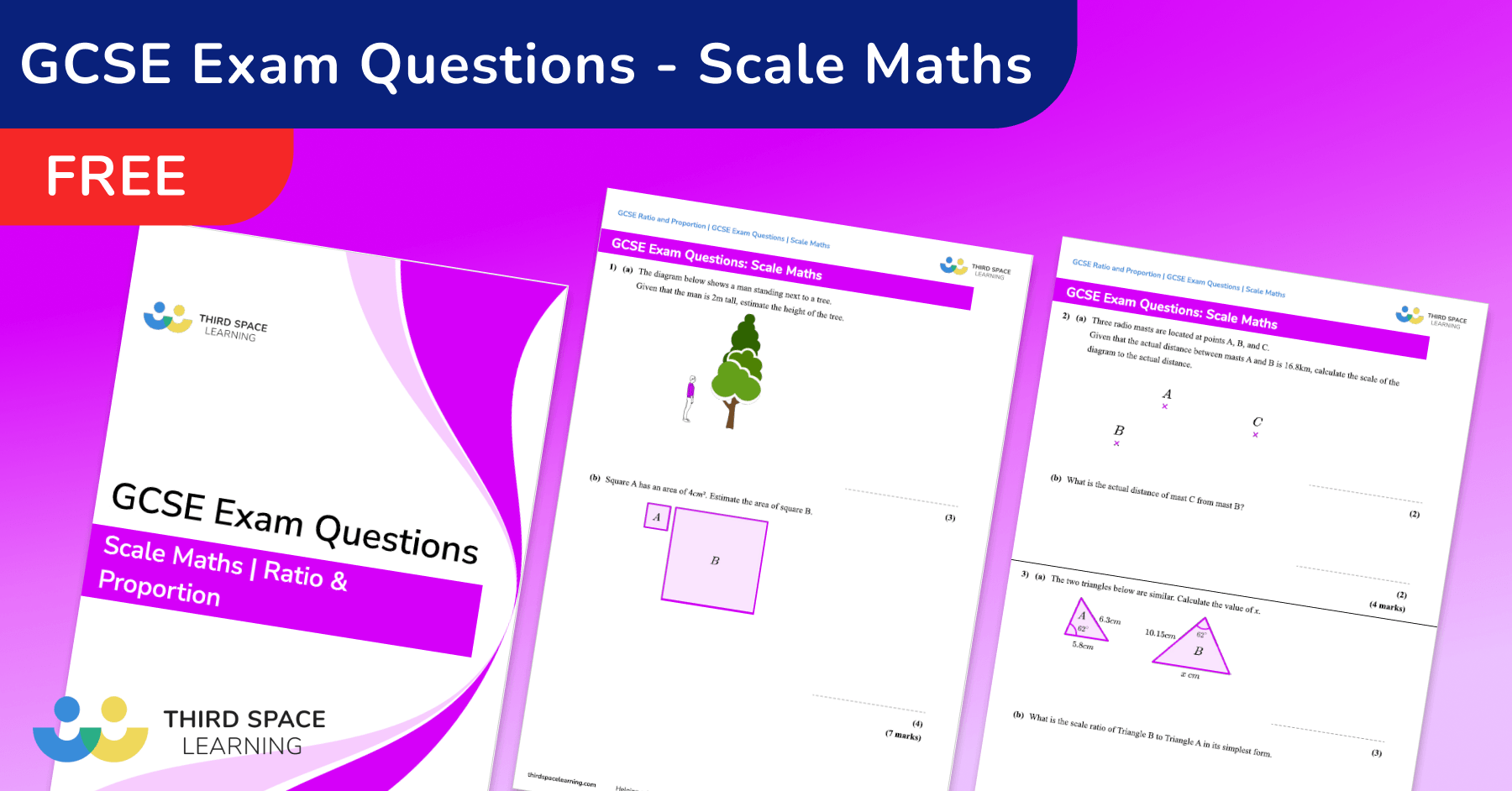 Scale Exam Questions GCSE Maths [FREE]