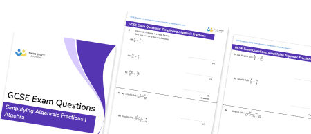 Simplifying Algebraic Fractions Exam Questions