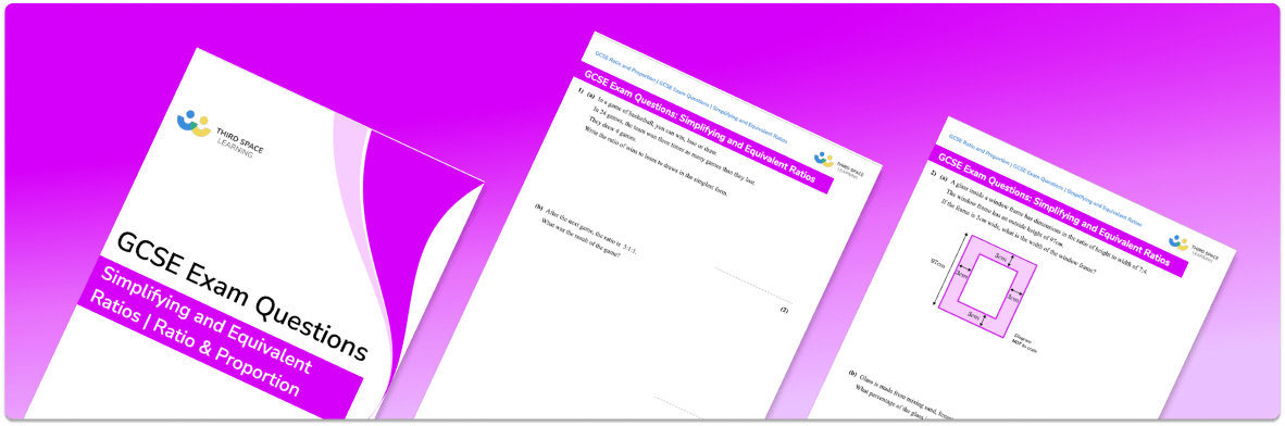 Simplifying And Equivalent Ratios Exam Questions