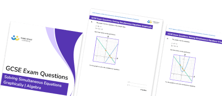 Solving Simultaneous Equations Graphically Exam Questions