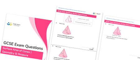 Surface Area Of Cones Exam Questions