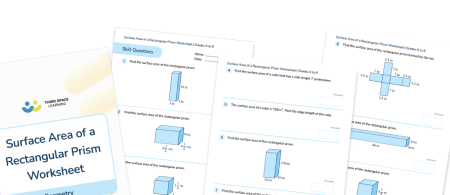 Surface Area Of Rectangular Prisms Worksheet