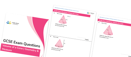 Volume Of A Cone Exam Questions