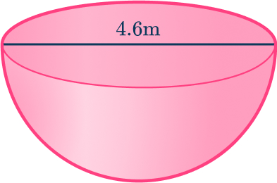 Volume of a hemisphere 7 US