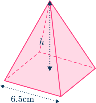 Volume of square pyramid 9 US