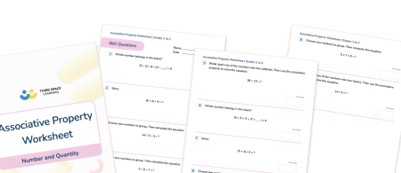 [FREE] Associative Property Worksheet (Grade 3)