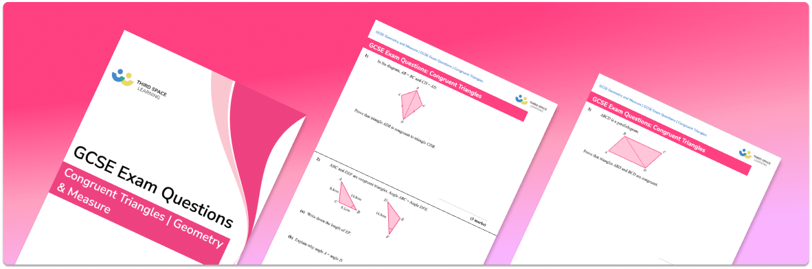 Congruent Triangles Exam Questions