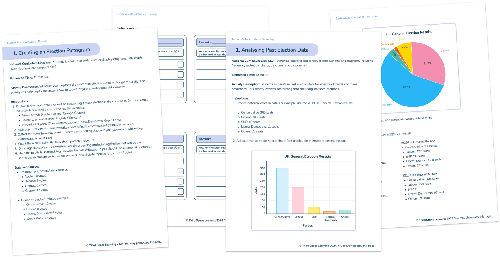 Election Day Maths Activities – Vote Maths in the UK General Election 2024!