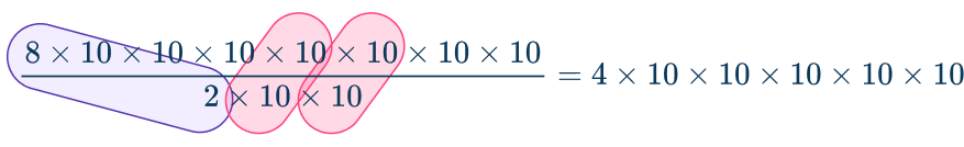 How to divide scientific notation 2 US