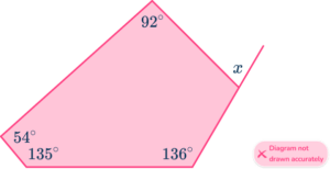 Pentagon Angles - Math Steps, Examples & Questions