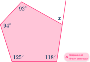 Pentagon Angles - Math Steps, Examples & Questions