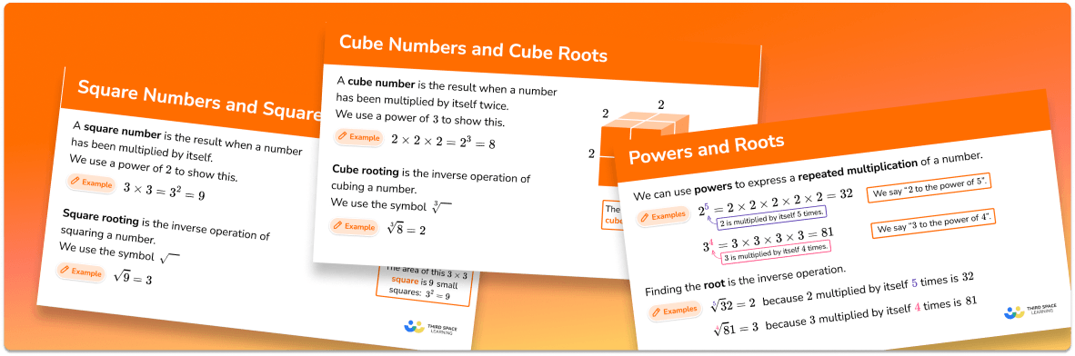 GCSE Revision Cards: Powers & Roots