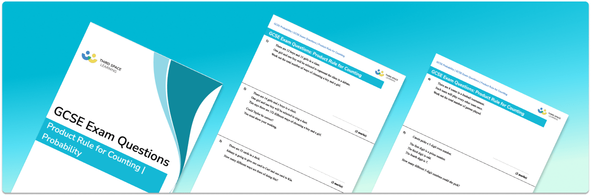 Product Rule For Counting Exam Questions
