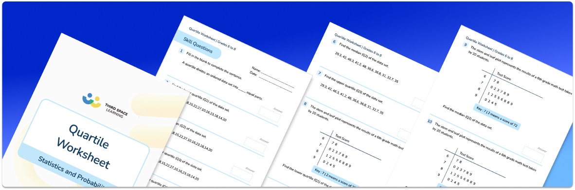 Quartile Worksheet