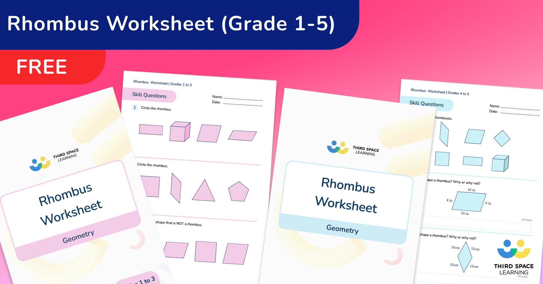 Rhombus Worksheet
