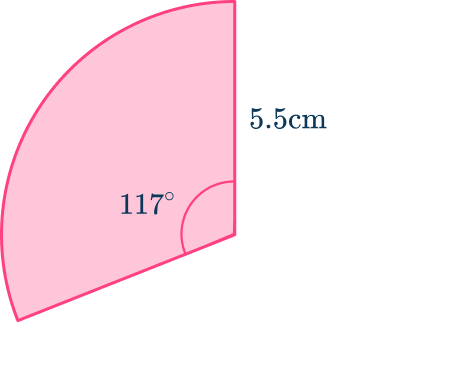 Sector of a circle 5 US