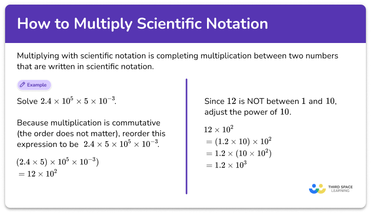 How to multiply scientific notation