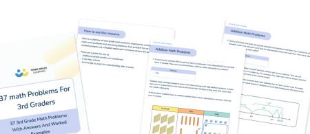 37 3rd Grade Math Problems 