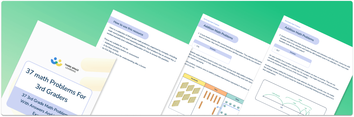 3rd Grade Math Problems