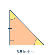 6th grade area of triangle math problem image 