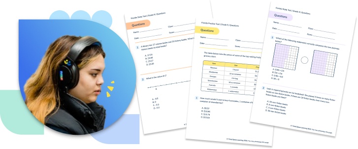 3rd to 8th Grade FSA Practice Tests