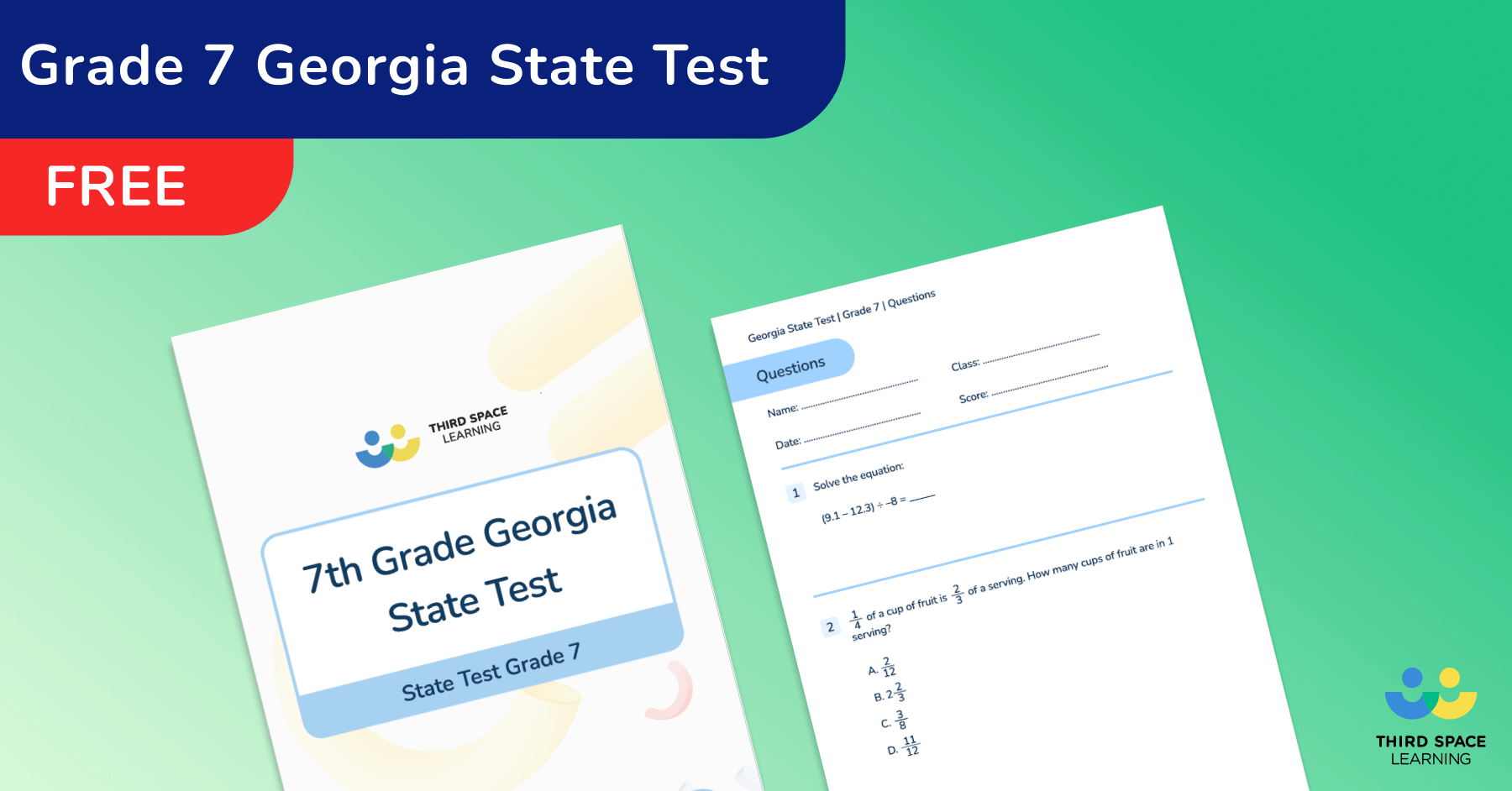 7th Grade Georgia Milestones Practice Test
