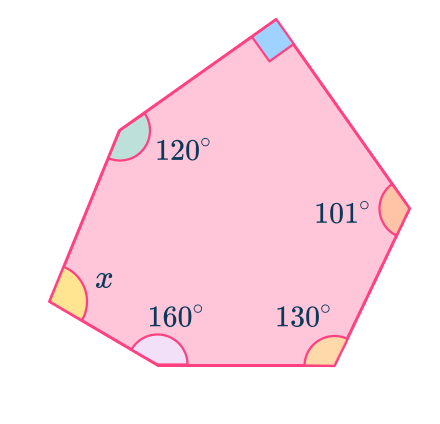 Interior angles of a polygon 4 US