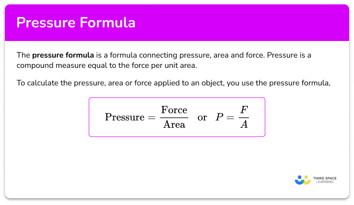 Pressure formula