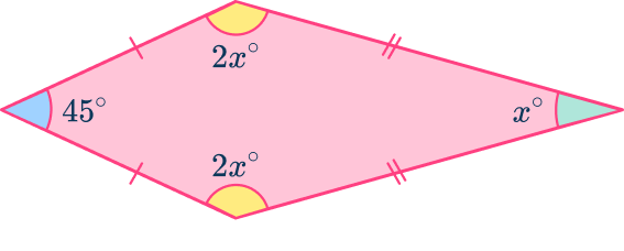 Quadrilateral angles 28 US