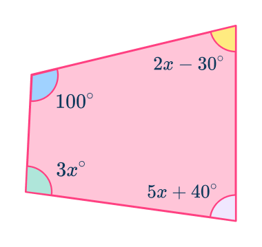 Quadrilateral angles 29 US