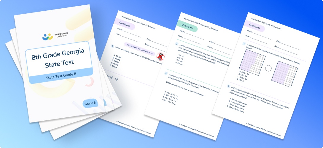 Georgia Milestone Tests 3rd to 8th Grades