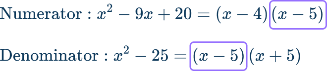 Simplifying Rational Expressions 29 US