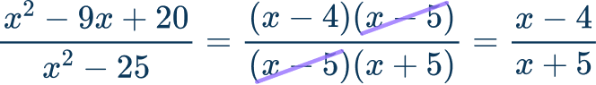 Simplifying Rational Expressions 30 US