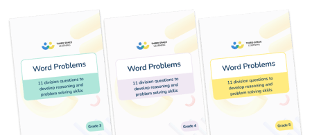 Word Problems Grades 3 to 5 Division