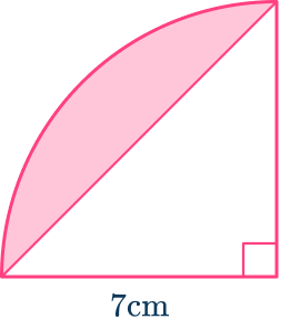 Area of a segment of a circle 16 US