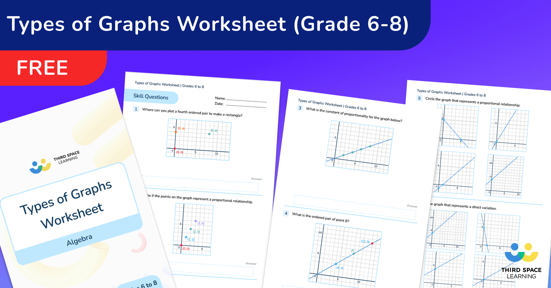 [FREE] Types Of Graphs Worksheet