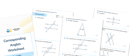 Corresponding Angles Worksheet