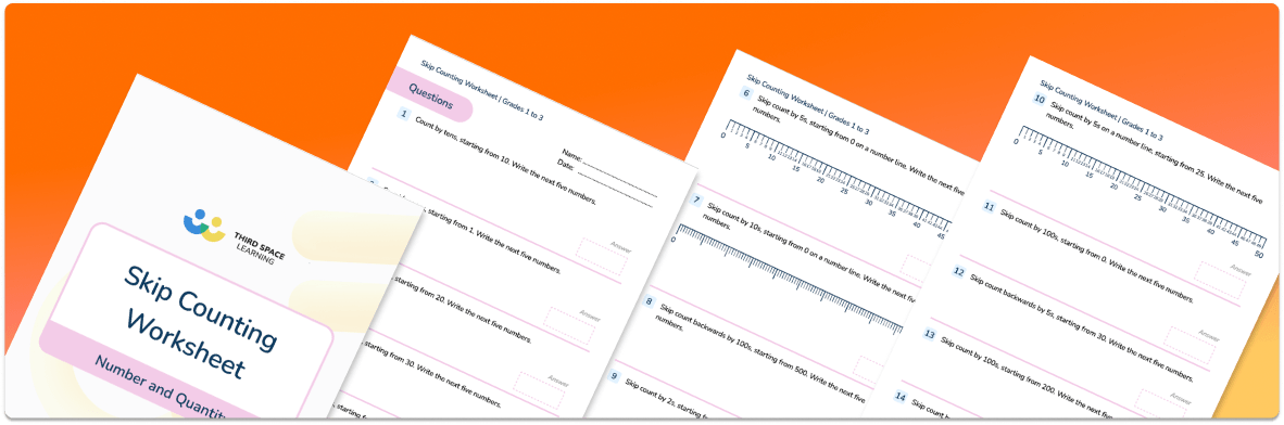 Skip Counting Worksheet