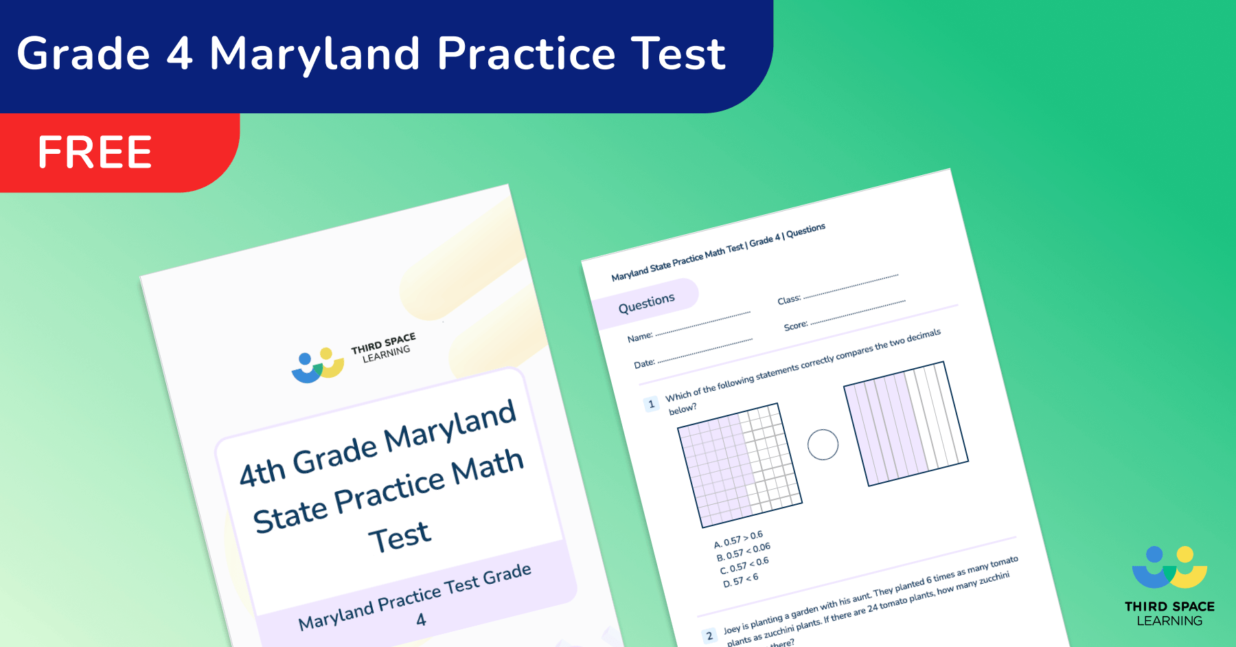4th Grade Maryland MCAP Practice Test
