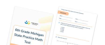 M-Step Practice Test 6th Grade