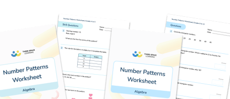 Number Patterns Worksheet